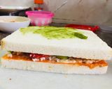 चीज़ वेजीज़ सैंड्विच (Cheese Veggies sandwich recipe in Hindi) रेसिपी चरण 5 फोटो