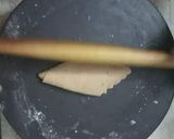 A picture of step 11 of Shankh/ conch shaped layered paratha.