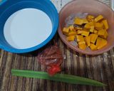 Foto langkah ke 1 dari resep Kolak Labu Kuning dan Kolang Kaling.