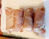 Pas rețetă Rulouri din cotlet de porc cu cașcaval 1 fotografie