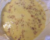 A picture of step 4 of Carbonara pie.