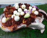 A picture of step 2 of Baked Spicy Stingray / Sambal Ikan Bakar.