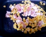 عکس مرحله 2 از دستور 💜😋خوراک سینه مرغ با طعم کاری😋💜