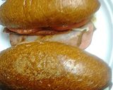 A picture of step 7 of Triple meat triple cheese.