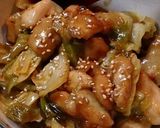 A picture of step 10 of Sweet-Salty Miso Chicken Breast and Spring Cabbage Stir-Fry.