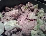 Cabbage, pork and cauliflower, with a sauce recipe step 5 photo