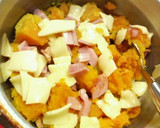 A picture of step 1 of Easy Kabocha Squash With Cheese and Bacon.