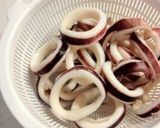 A picture of step 2 of Marinated Squid.