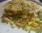 A picture of step 4 of Paneer kulcha pepperiza.