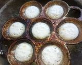 A picture of step 2 of Rice pan cake (masa).