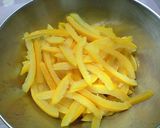 A picture of step 4 of Homemade Candied Hassaku Peel.