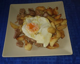 Foto del paso 2 de la receta: Lomo al ajo con patatas