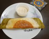 A picture of step 5 of Tricolour Dosa.
