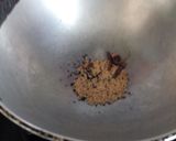A picture of step 1 of Achari aloo parwal.