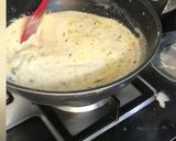 A picture of step 5 of Restaurant style fettuccine Alfredo pasta❤️❤️.