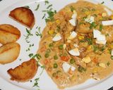 Foto del paso 7 de la receta: Estofado de trutros de pollo a la crema