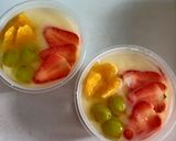 Foto langkah ke 4 dari resep Pudding Susu Buah.