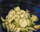 A picture of step 1 of Wakame and cucumber salad.