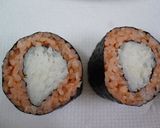A picture of step 7 of 'Lil Ghost Sushi Rolls For Halloween.