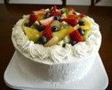 A picture of step 4 of Fluffy Basic Sponge Cake.