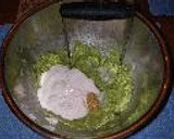 A picture of step 2 of Three Layered Dip.