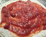 A picture of step 6 of Tomato & Basil Pizza Delight.