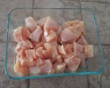 A picture of step 1 of Chicken Stew.