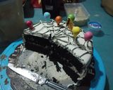 Foto langkah ke 7 dari resep Simple birthday cake (bolu coklat NCC).
