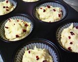 A picture of step 8 of Strawberry White Chocolate Muffins.