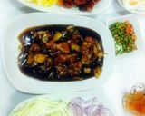 A picture of step 4 of Thai Style Rice Salad / Kao Kruk Krapi.