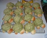 A picture of step 11 of So Cute! Turtle-Shaped Melon Bread.