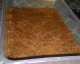 A picture of step 2 of Pick-Me-Up No Bake Chocolate Cheesecake.