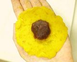 A picture of step 8 of Easy, Freezable Kabocha Squash Japanese Sweets.