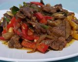 Foto langkah ke 5 dari resep Sapi Lada Hitam.