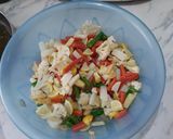 A picture of step 6 of Mix Veg Pickle.