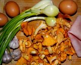 Frittata z kurkami krok przepisu 1 zdjęcie
