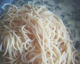 Foto del paso 7 de la receta Espaguetis con espinacas y bacon