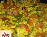 A picture of step 15 of Savoury italian sausage elbow macaroni.
