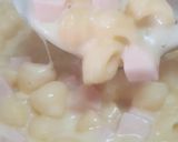 Foto del paso 2 de la receta: Mac&cheese con taquitos de jamón ahumado