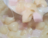 Foto del paso 2 de la receta: Mac&cheese con taquitos de jamón ahumado