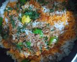 A picture of step 11 of Chicken biryani.