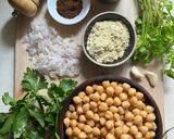 A picture of step 1 of Quick and Simple Falafel.