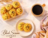 Foto langkah ke 10 dari resep Black Sesame Butter Cookie's.