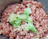 小白菜豬肉蒸餃(餃皮燙麵法）的食譜步驟5照片