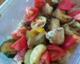 A picture of step 4 of Marinated Chicken with Summer Vegetable.