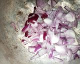 A picture of step 2 of Pegion Peas.