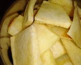 Fried yam and saucematakin girki3 hoto