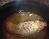 A picture of step 2 of Pulled BBQ pork with Beans and Cheesy Chips 💜.