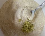 A picture of step 1 of Farali dhokla.