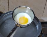 A picture of step 3 of Ladle egg, better than poached egg!.